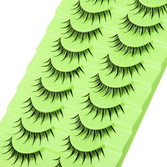 outopen wet-look lashes create a doll-like impact without heavy makeup