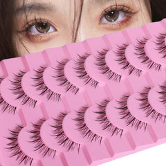 outopen manga lashes spiky wispy ends for anime cosplay and bold eyes