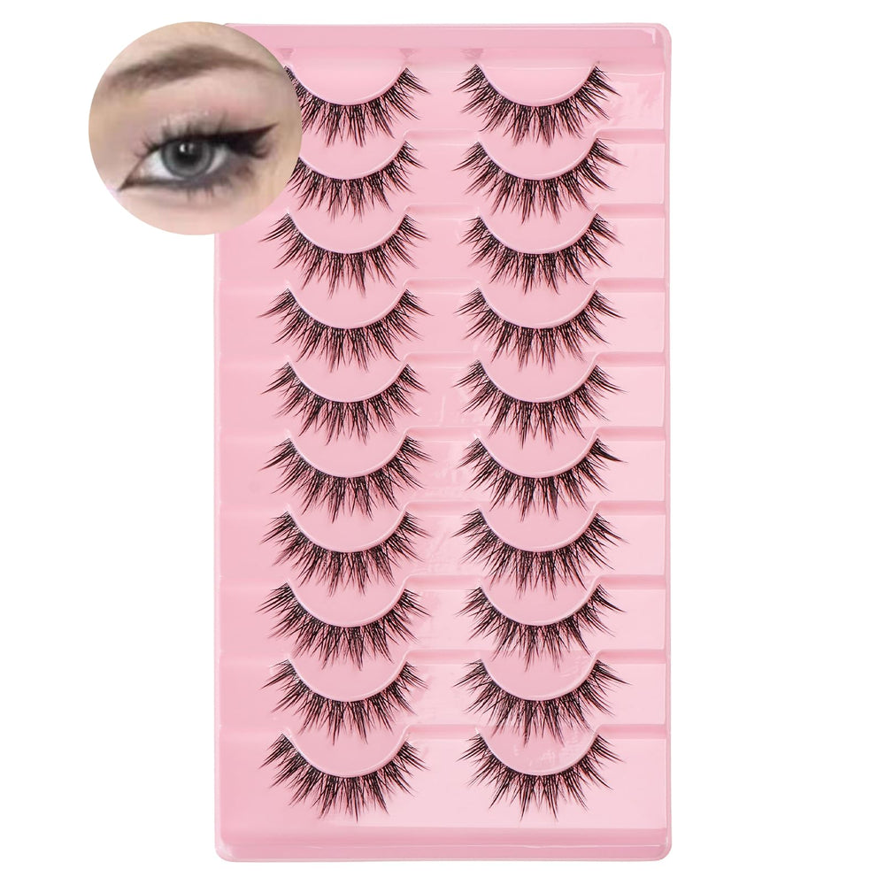 outopen manga lashes trim-to-fit size to your eye shape.