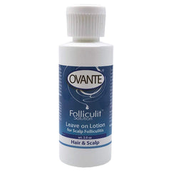 OVANTE Folliculite Solution scalp serum bottle for soothing itchy, flaky scalp relief