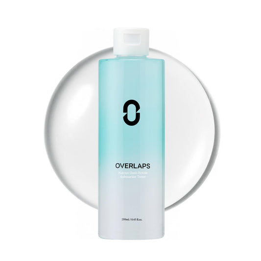 Overlaps Natrun Oasis Ectoin Toner bottle for barrier hydration.