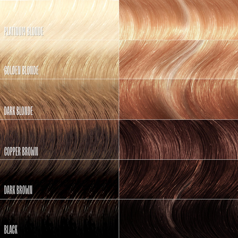Overtone Strawberry Blonde all hair types image shows versatile color upkeep.