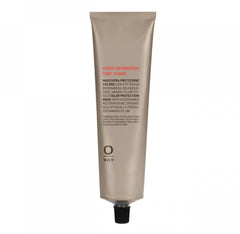 OWAY Color Protection Mask jar highlights nourishing formula for color longevity and shine.