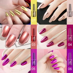 Ownest glossy nail art on hand demonstrates easy, salon-like shine at home.