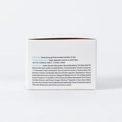 OxygenCeuticals HA Gel texture swatch demonstrating fast-absorbing hydration without heaviness