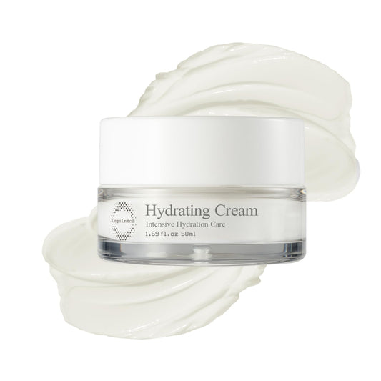 OxygenCeuticals Hydrating Cream bottle featuring Edelweiss for lasting moisture and soothing care