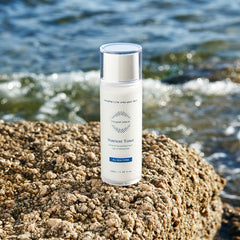 OxygenCeuticals Nutrient Toner portulaca extract label emphasizes soothing botanical care