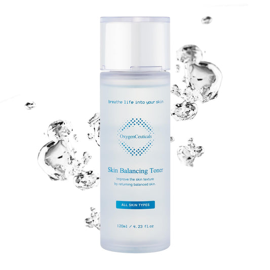 OxygenCeuticals Skin Balancing Toner bottle for daily hydration.