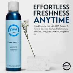 OYA Awake adds root lift while keeping hair soft and movable.
