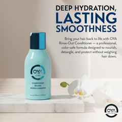 Lightweight formula hydrates without weighing down fine or frizzy hair.