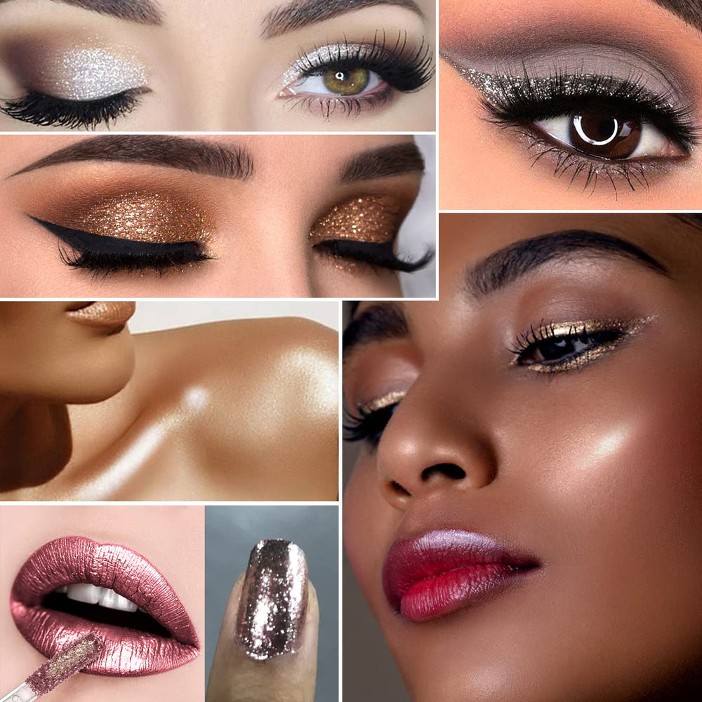 oygcee Eye makeup look using shimmer liquid shadow lasting all day.