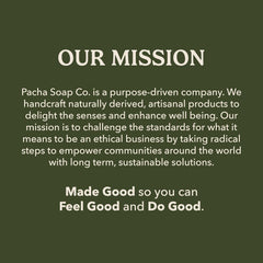 Pacha Soap Co Almond Goat Milk Bar Soap – ideal for spa-like routine and soft skin.