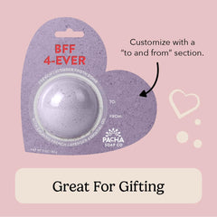 Pacha Soap Co BFF 4-Ever epsom salt soak for muscle-relaxing comfort.