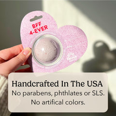 Pacha Soap Co BFF 4-Ever lavender essential oils and epsom salt for a relaxing soak.