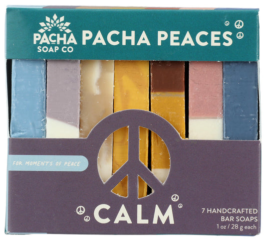 Pacha Soap Co Calm Peaces bar 7oz offers a gentle cleansing experience.