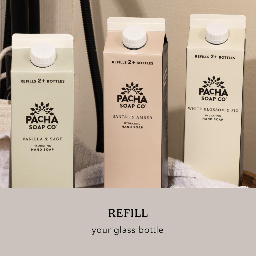 Daily hand washing routine with Pacha Soap Co. hand wash