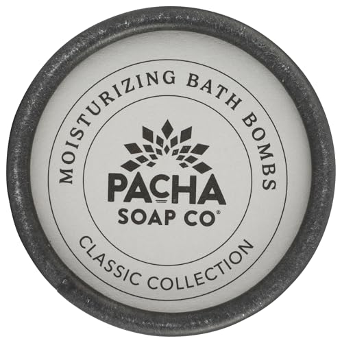 Pacha Peaces Froth Bomb label emphasizes cruelty-free and organic notes.