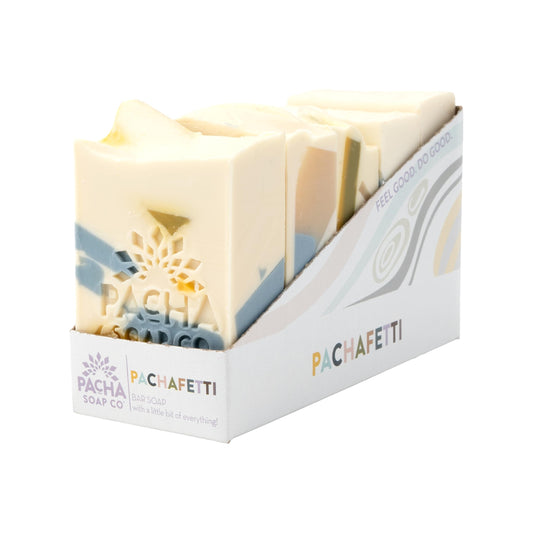 Pachafetti bar lemongrass peppermint aroma delivers a refreshing cleansing experience.