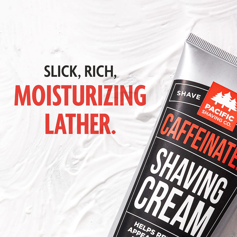 Pacific Shaving Company spearmint cooling essence provides a refreshing glide.