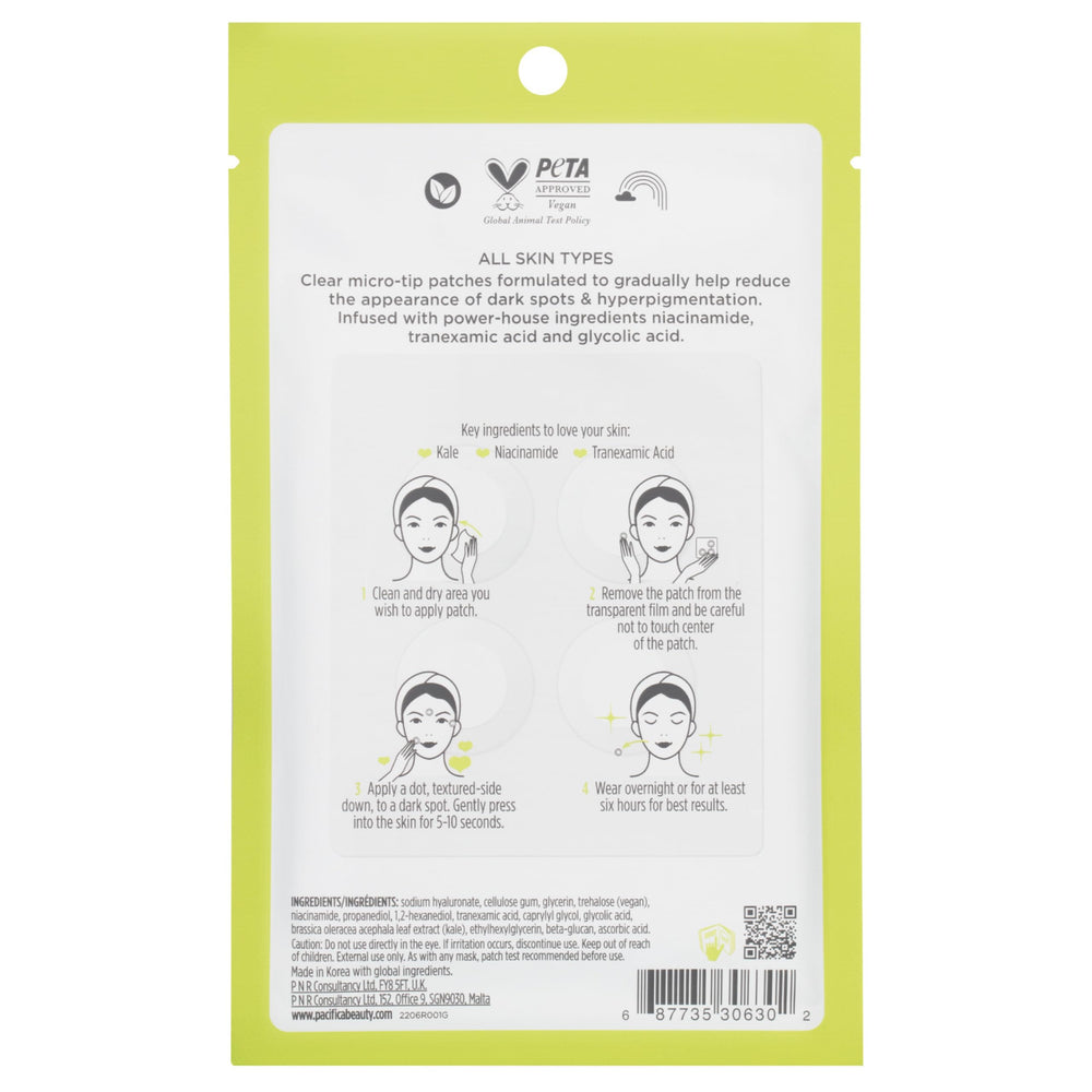 Vegan and cruelty-free Pacifica patches with clean, skin-friendly actives