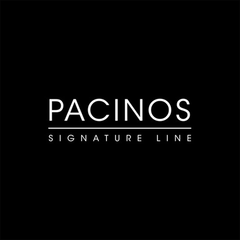 Pacinos Define Light Hold supports casual to semi-formal looks on model.