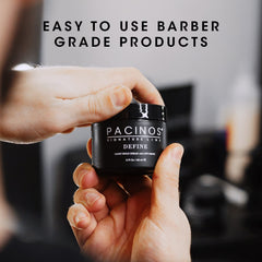 Pacinos Define Light Hold provides a low shine, natural finish during styling.
