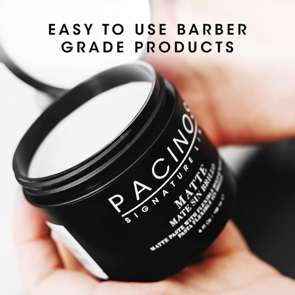 Pacinos Matte Hair Paste all-hair-types suitable for many looks and styles.