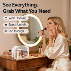 PACKISM wide top opening enables quick access to items.