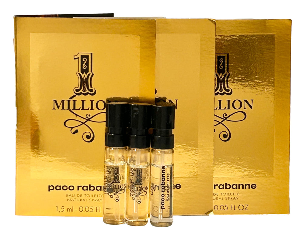 Paco Rabanne 1 Million EDT perfume vial 1.5 ml ideal for carry in bag