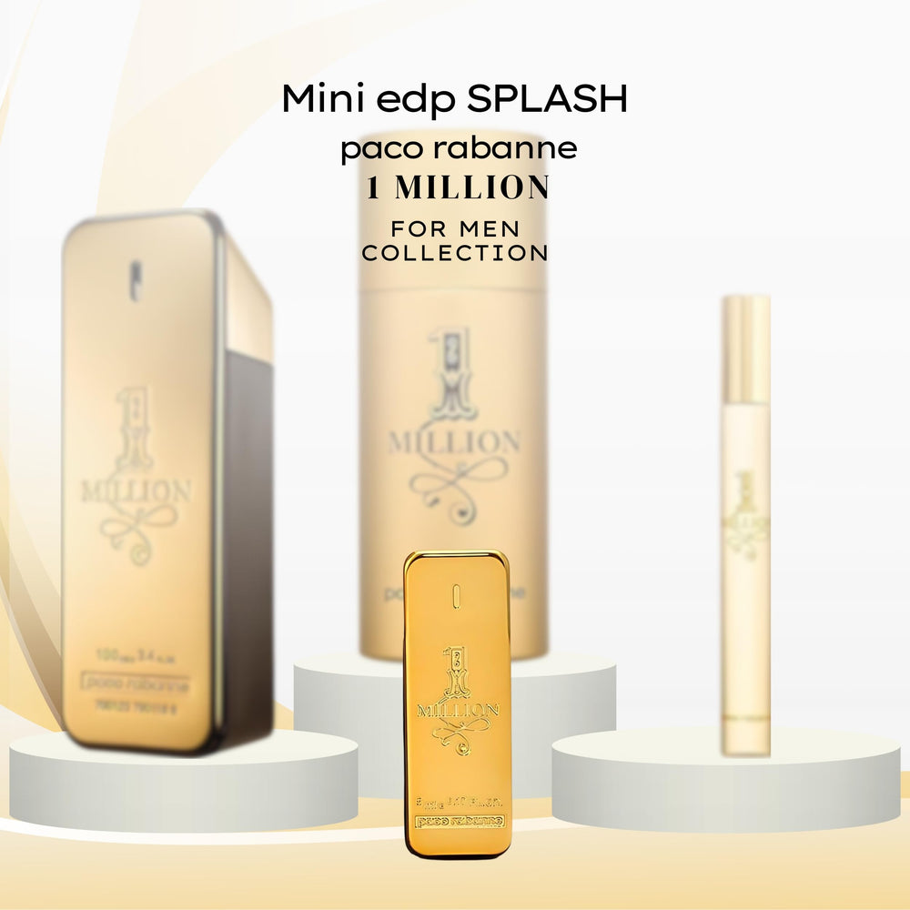 Paco Rabanne 1 Million mini EDT bottle with travel-case companion.