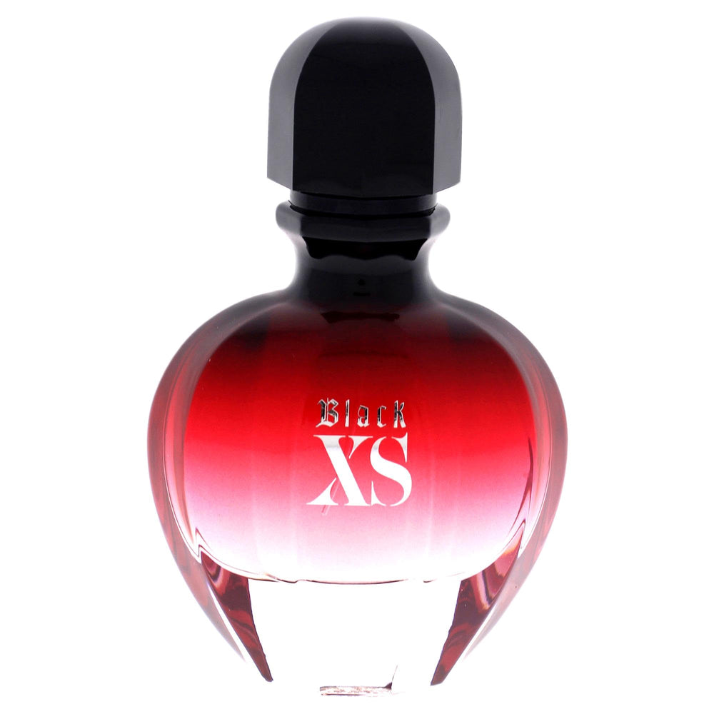 Paco Rabanne Black XS logo detail adds edgy sophistication.