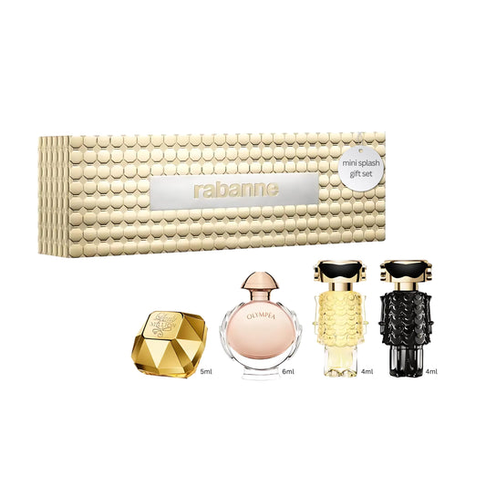 Paco Rabanne feminine miniature Lady Million bottle close-up for elegant daily wear.
