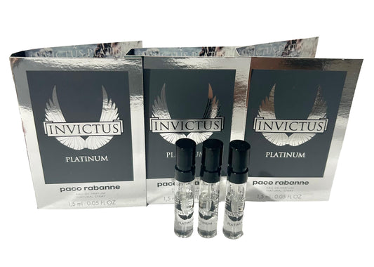 Paco Rabanne Invictus Platinum mini bottle for on-the-go fragrance touch-ups.