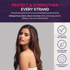 Pai-Shau Opulent Volume Conditioner botanical blend bottle highlighting ginseng and gleditschia for enhanced fullness.