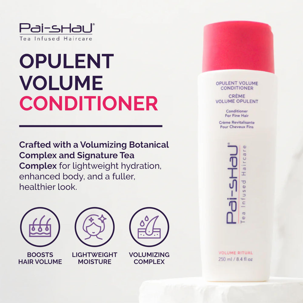 Pai-Shau Opulent Volume conditioner ingredients ginseng highlight natural lift for fine hair