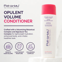 Pai-Shau Opulent Volume conditioner ingredients ginseng highlight natural lift for fine hair