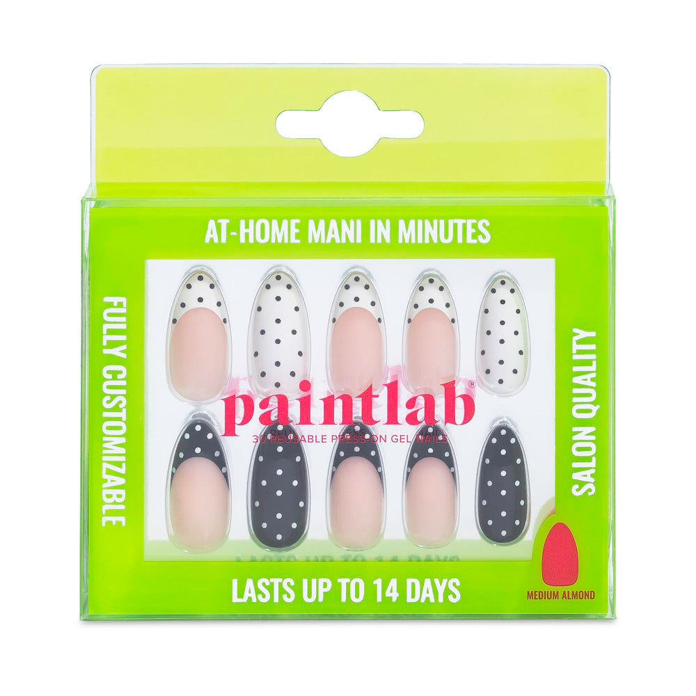 PaintLab Polka Dot Couture fall colors on nails for cozy autumn vibes
