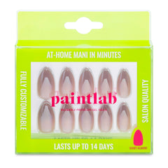 PaintLab press-on nails with durable UV coating promise long-lasting wear and easy removal.
