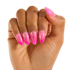 PaintLab press-on nails Pink Flamingo set for at-home manicure.