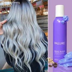 Pallure Bright Blonde result on cool-toned hair looks natural.