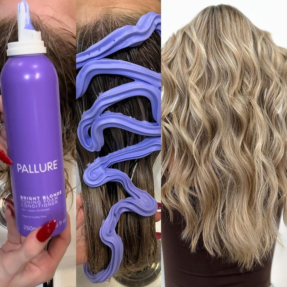 Pallure foam texture close-up shows easy spread and lather.