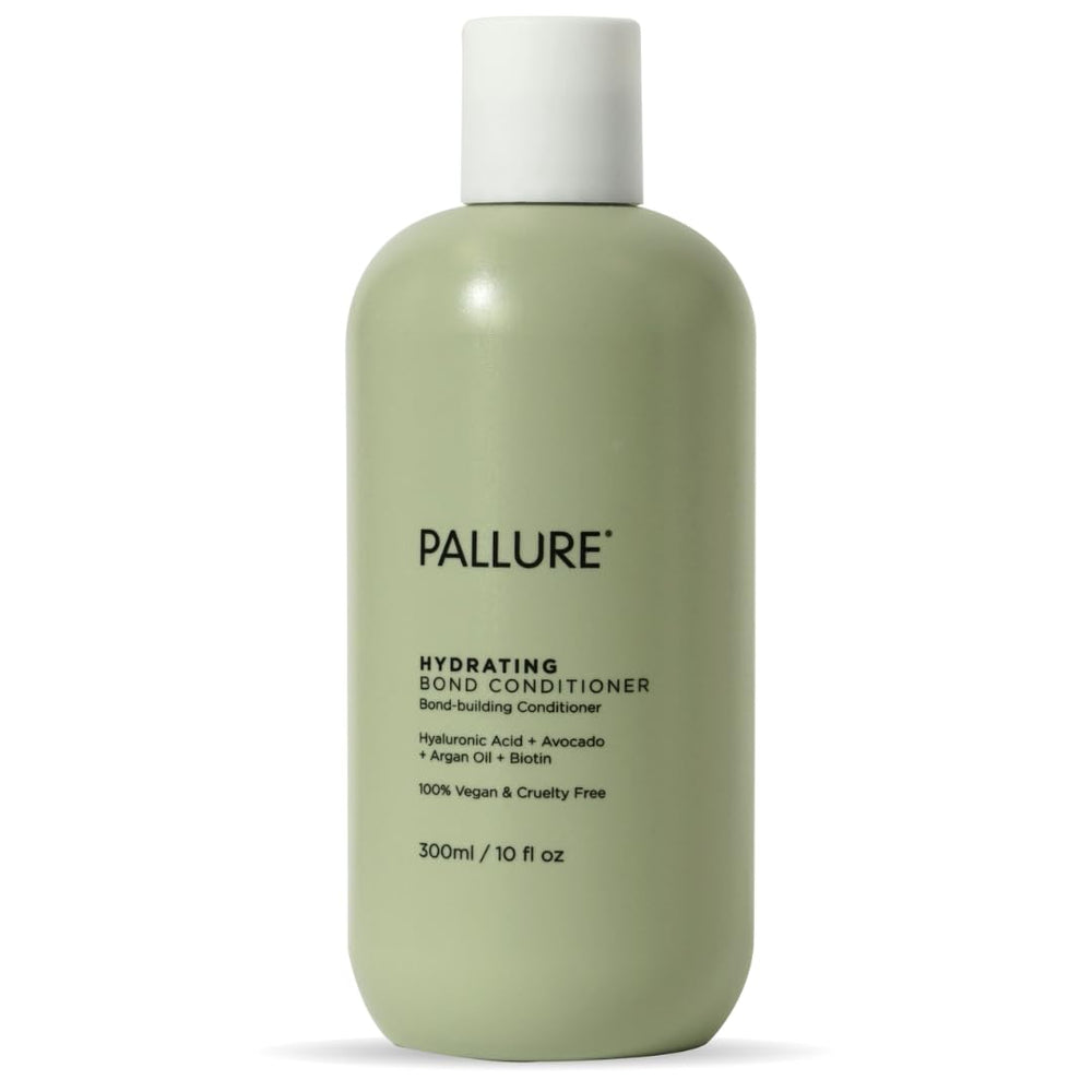 Pallure Hydrating Bond Conditioner bottle highlighting moisture and bond care