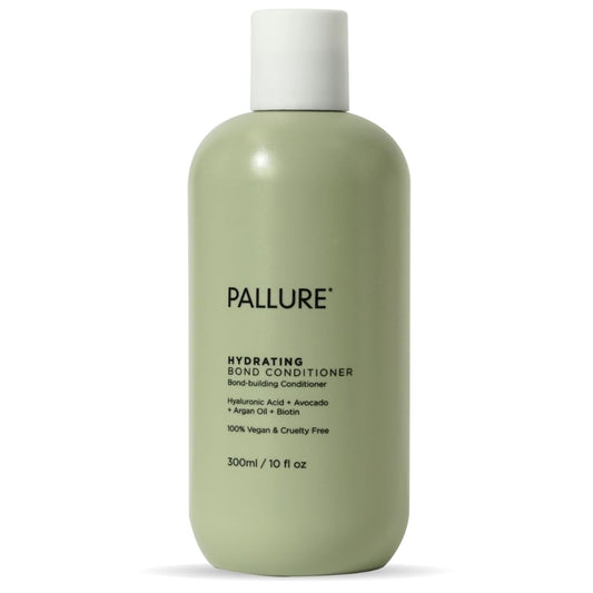 Pallure Hydrating Bond Conditioner bottle highlighting moisture and bond care