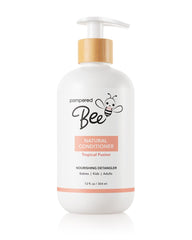 Pampered Bee Tropical Fusion conditioner bottle ready for gentle detangling for kids.