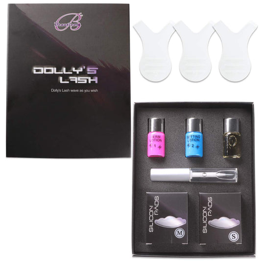 PANA Dolly's Lash Lift Kit perm lotion bottle for professional curling and lasting lift.