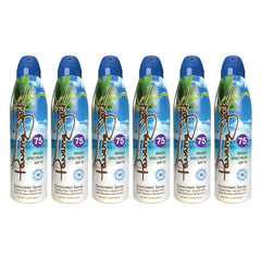 Panama Jack apply spray on skin for even coverage