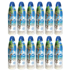 Panama Jack bottle with spray nozzle for quick, even coverage.