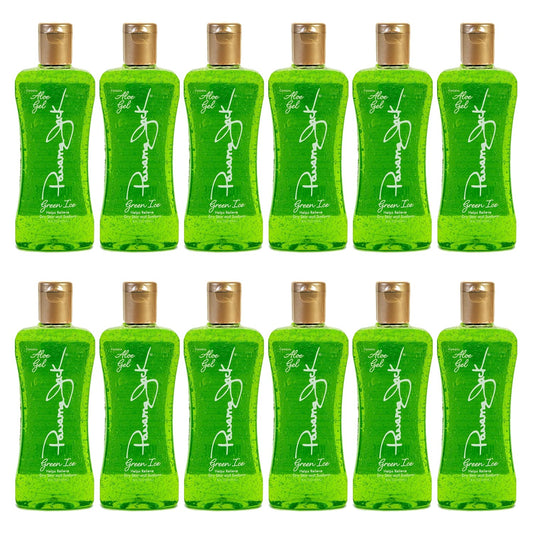 Panama Jack Green Ice Gel bottle showing cooling, hydrating after-sun relief for dry skin.