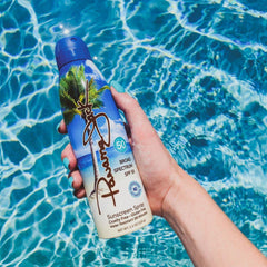 Panama Jack oxybenzone-free label indicating clean formula