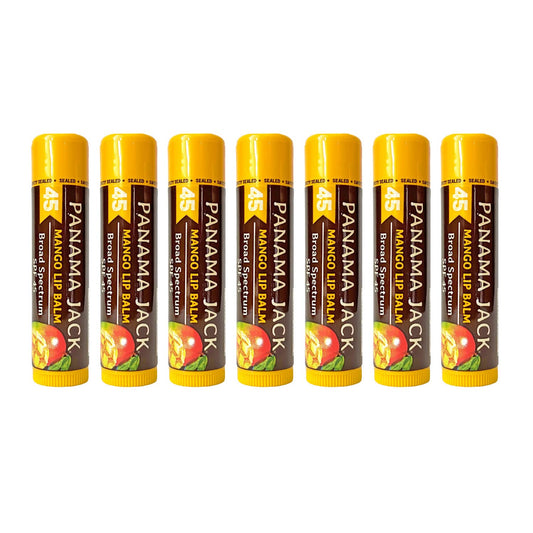 Panama Jack Mango lip balm packaging ready for sun protection